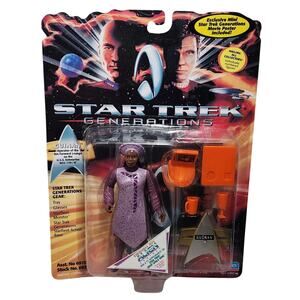 Star Trek Generations Vintage Guinan Action Figure Playmates 1994 New Sealed